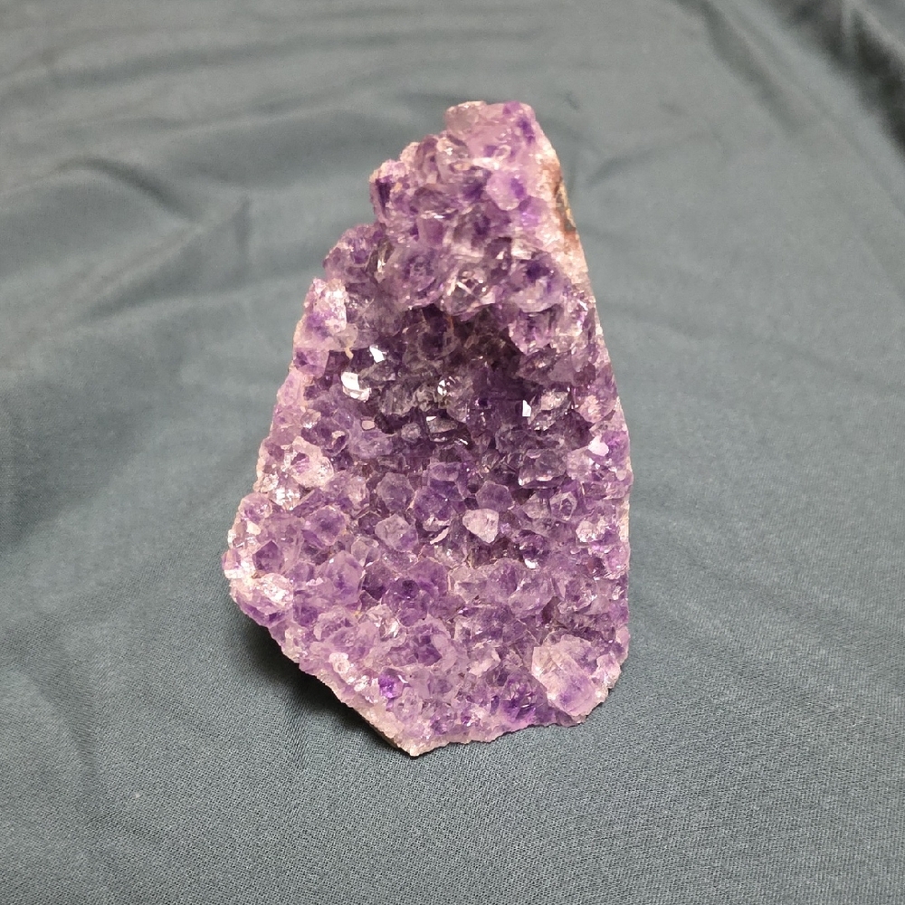 Purple Crystal Geode Home Accent